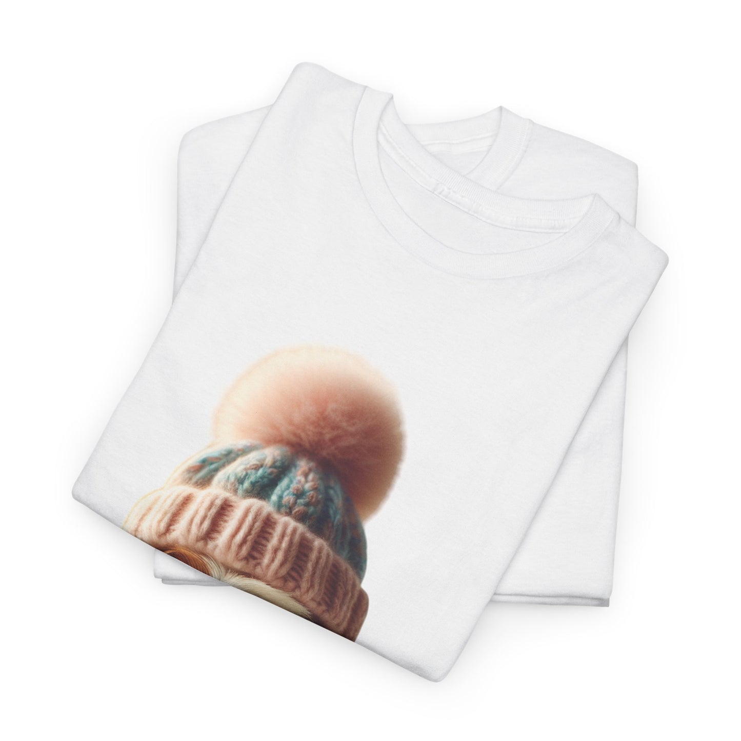 Funny White Female Guinea Pig T-Shirt: "Baby, It's Cold Outside!"