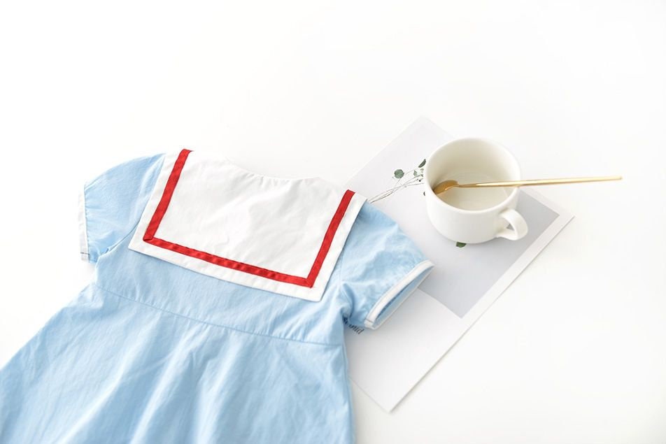 Summer Sailor Baby Romper – Traditional Spanish Style Heritage Outfit