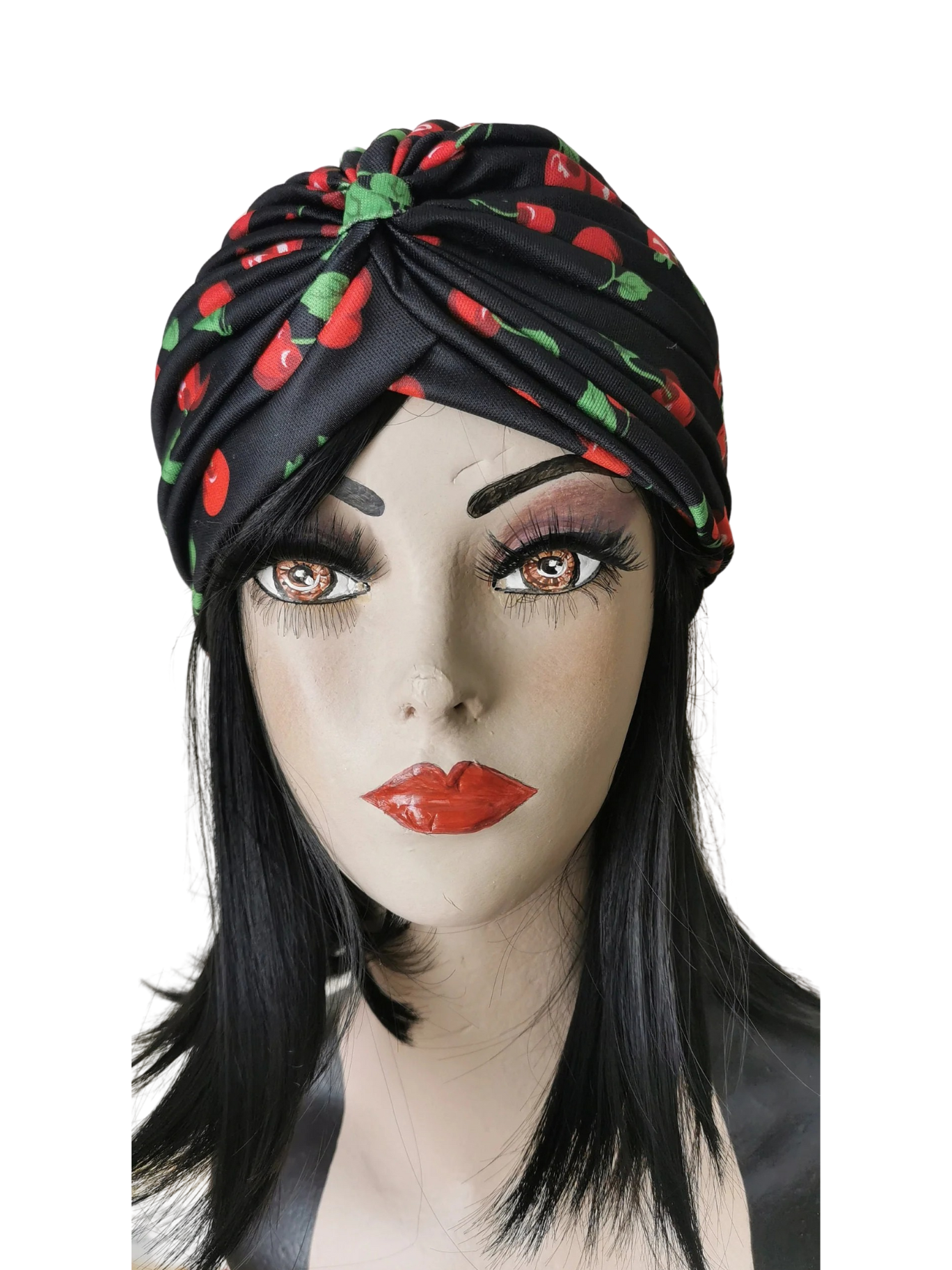 Vintage style polka dot turban Potka dot Vintage 1940s style Turban