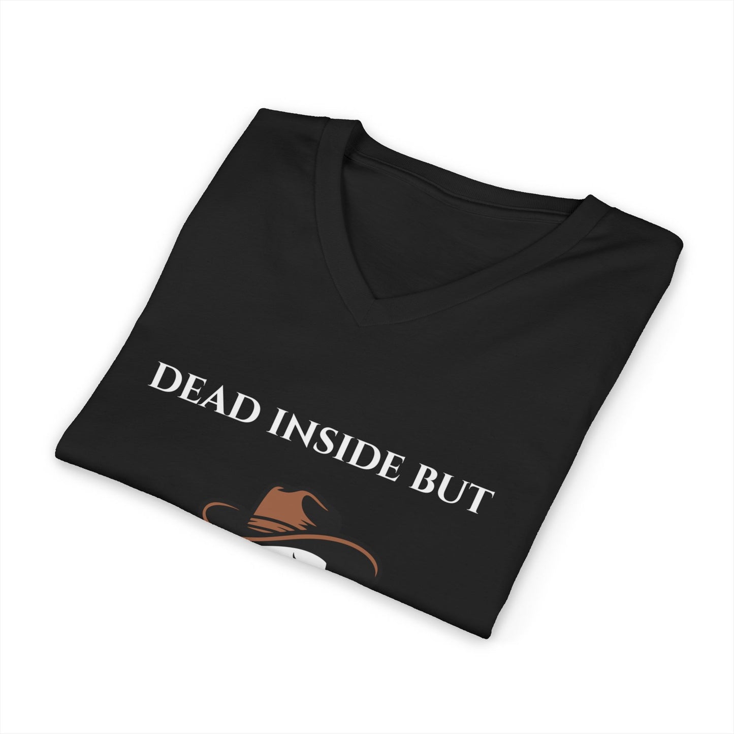 Dead Inside But Still Caffeinated V-Neck Tee