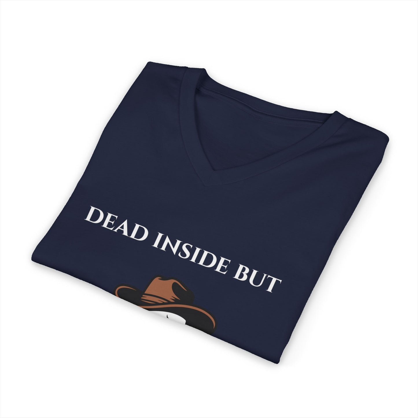 Dead Inside But Still Caffeinated V-Neck Tee