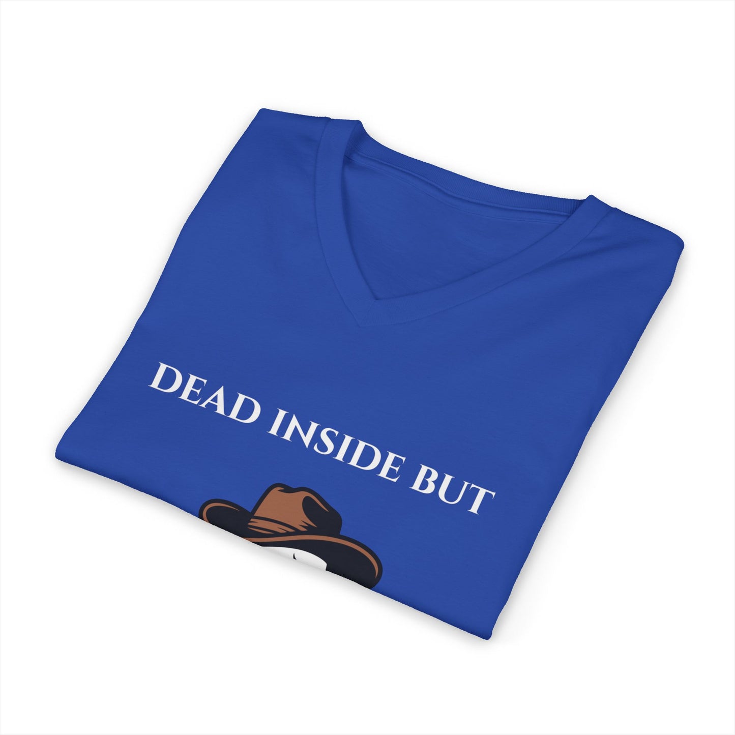 Dead Inside But Still Caffeinated V-Neck Tee