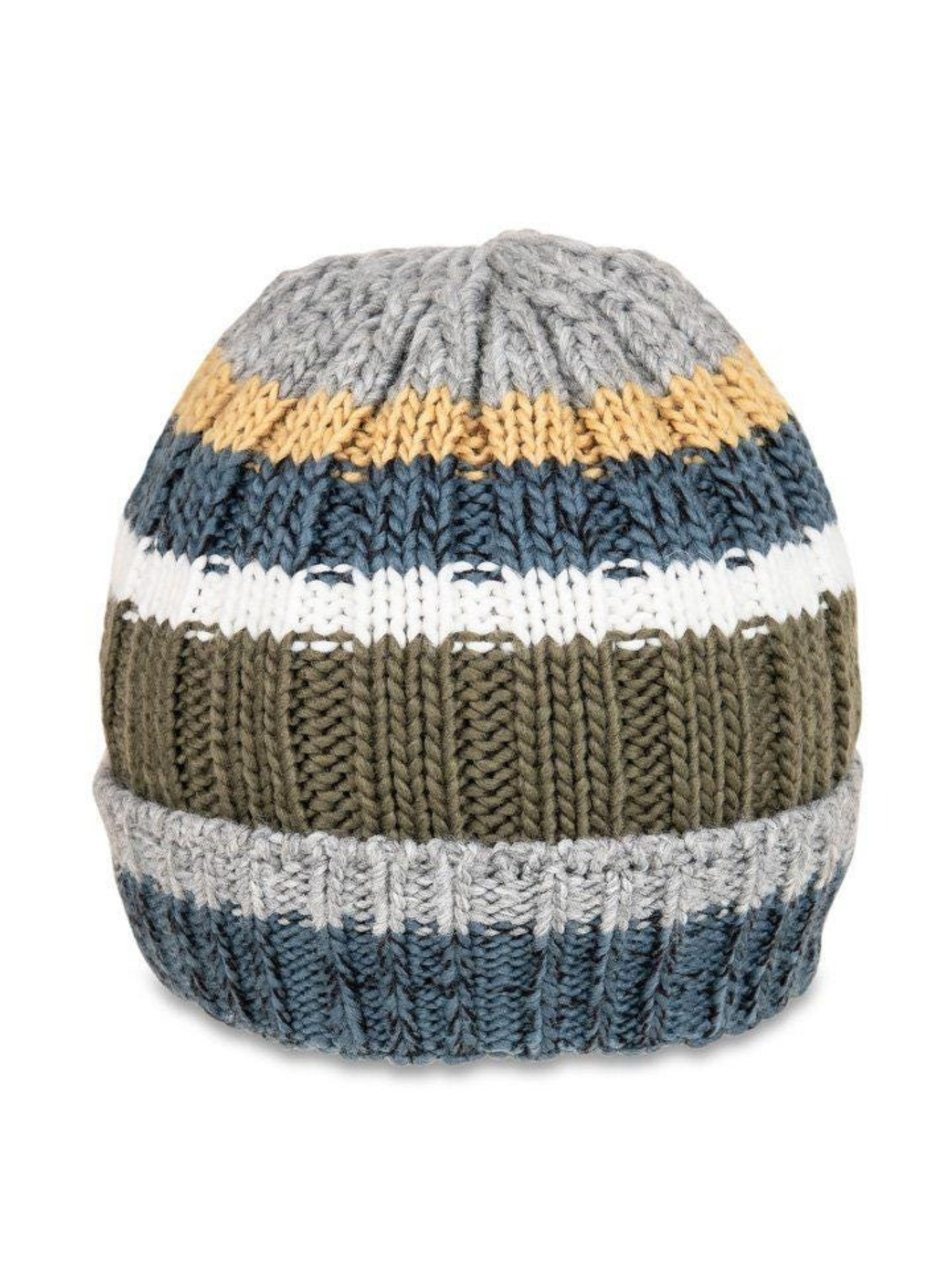 Men's Chunky Knit Ski Hat Beanie with Fleece Lining